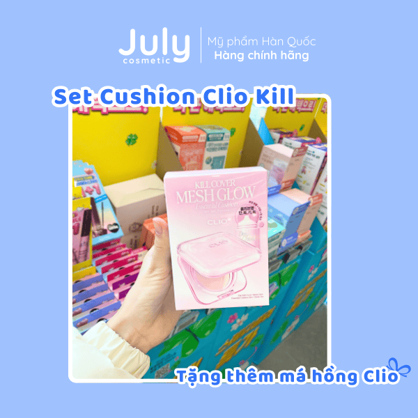 Phấn Nước Clio Kill Cover Mesh Glow Essential Cushion 15g
