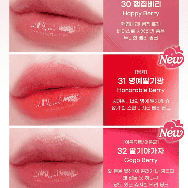 Set Son Tint Bóng Peripera Ink Mood Glowy Tint 4g